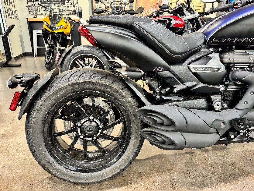 2025 Triumph Rocket 3 Storm R Sapphire Black and Blue