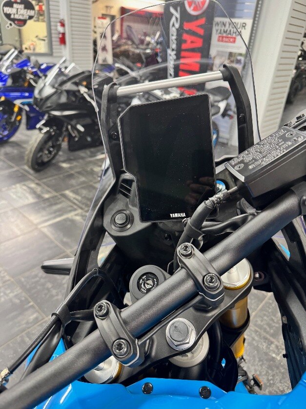 2025 Yamaha Tenere 700 Sky Blue LIMITED EDITION NEW FEATURES FOR OFF HIGHWAY ADVENTURES CASH PRICE $13599 PLUS HST