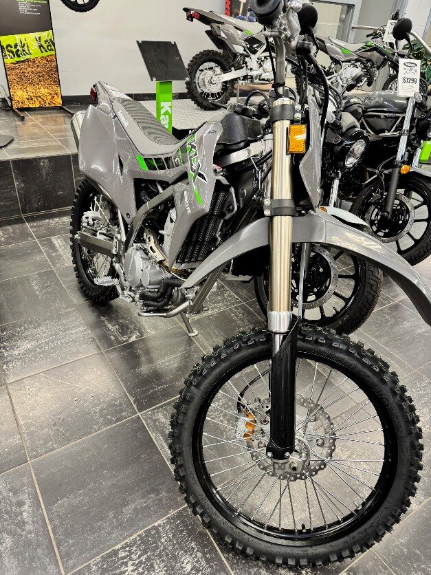 2025 Kawasaki KLX300R Battle Gray COMPETITION READY ECONOMICAL PRICE $7499 PLUS HST
