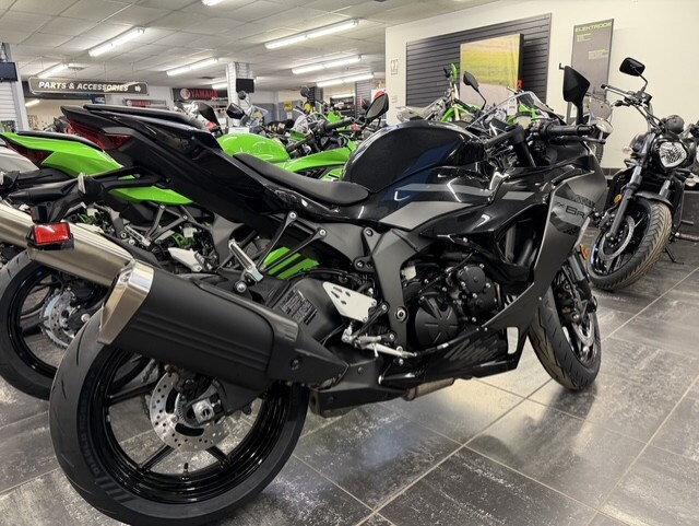 2026 Kawasaki NINJA ZX-6R Metallic Matte Graphenesteel Gray