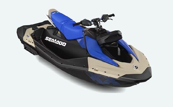 Sea Doo Spark Trixx pour 3 2025 Sable / Bleu éblouissant