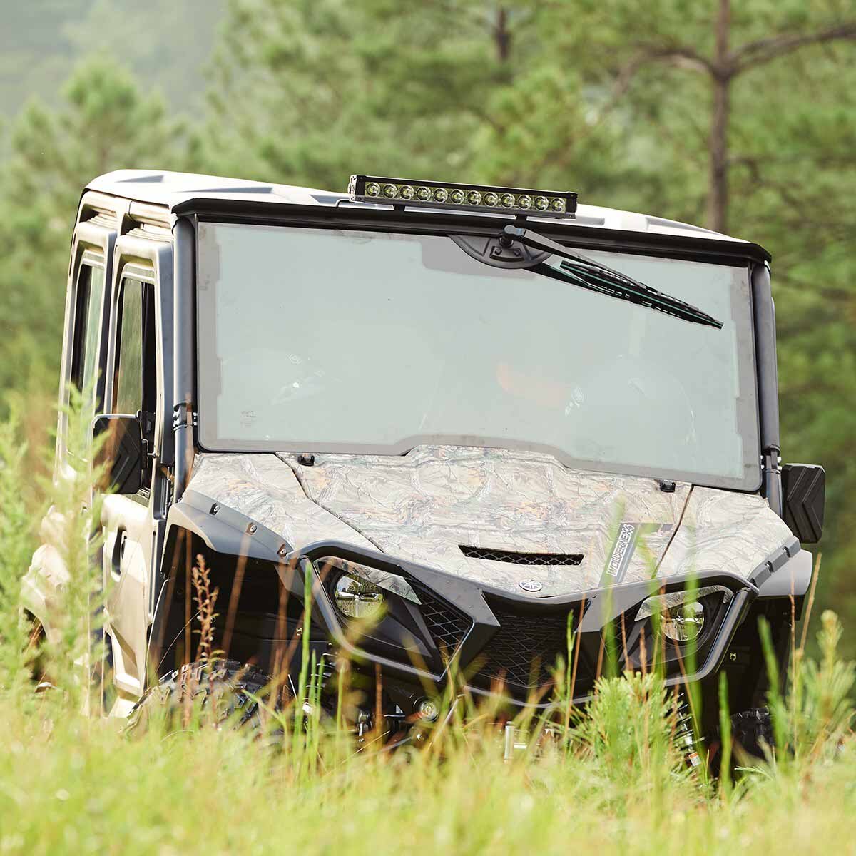 Hard Cab Enclosure System Glass Front Windshield with Wiper