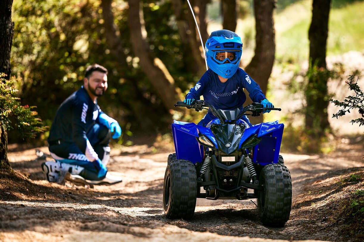 2024 Yamaha YFZ50 Team Yamaha Blue