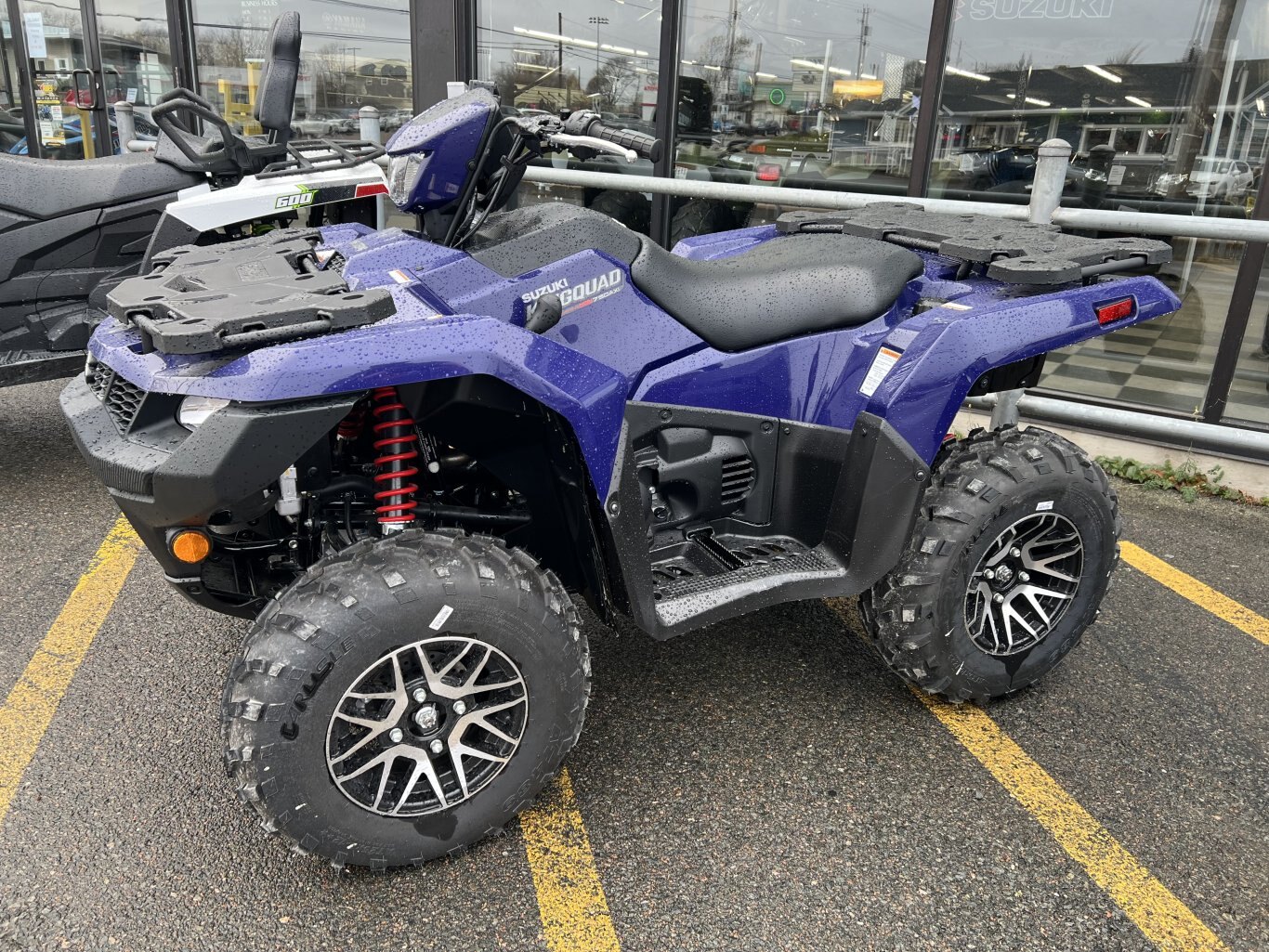 2023 Suzuki KingQuad 750XPZ Great Blue, Mag Wheels