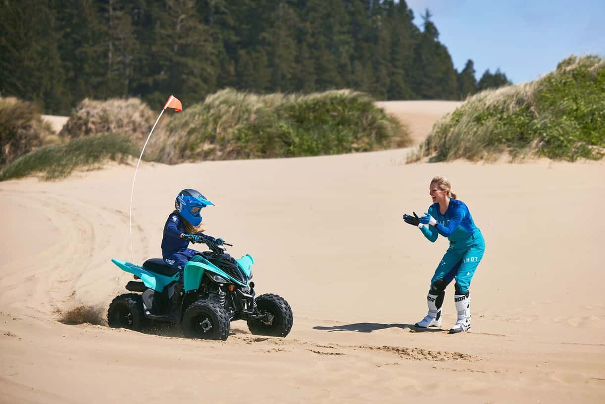 2025 Yamaha Raptor 110 Teal