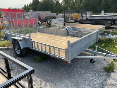 Advantage 6.5X12 Galvanized ATV Trailer
