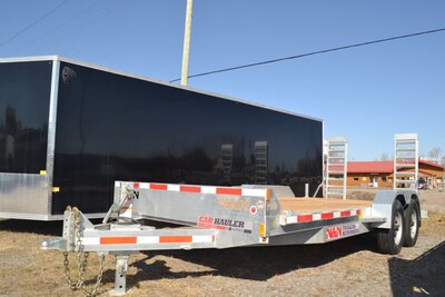 N&N 7.5 Ton 18' Galvanized Equipment Trailer