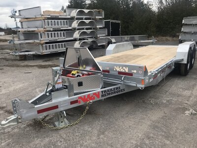 N&N 7.5 Ton 20' Galvanized Full-Bed Tilt Trailer