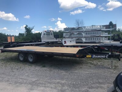 Diamond C 20 FT Deck Over Equipment Trailer