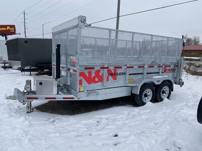 N&N 7 ton 14' Dump with 36in. Mesh Sides