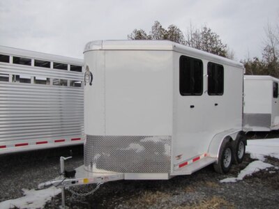 Adams Trailers 2 Horse Slant Load Trailer