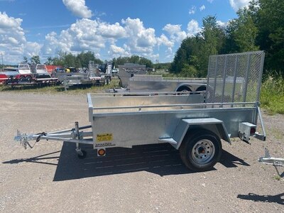 Advantage 5x8 Galvanized Utility Trailer