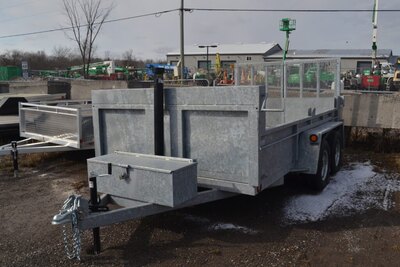 Advantage 3.5 Ton 12ft Galvanized Dump Trailer