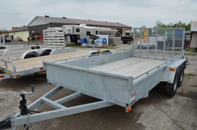 Advantage 14' Galvanized Landscape Trailer