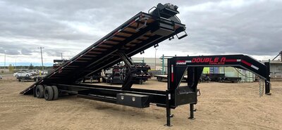 DOUBLE A TRAILERS GHB208T Gooseneck Highboy Tilt Trailer