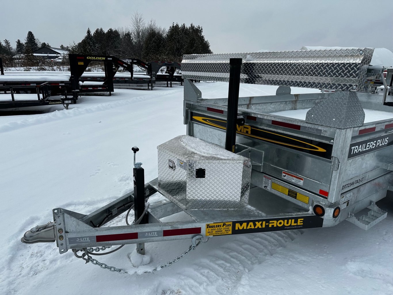 MAXI ROULE 12' Dump Trailer