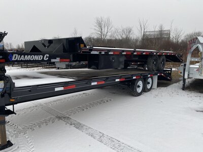 DIAMOND C 26' Equipment Trailer