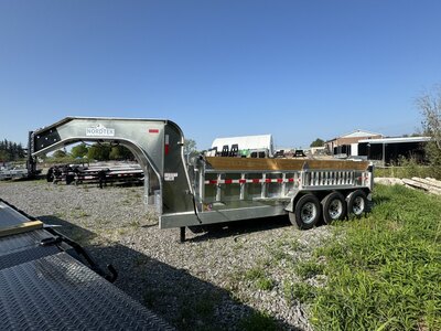 16' TRI AXLE ALUMINUM DUMP TRAILER