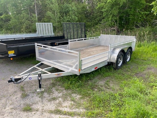 ENBECK 14' T/A DOUBLE SIDE LOAD ATV TRAILER