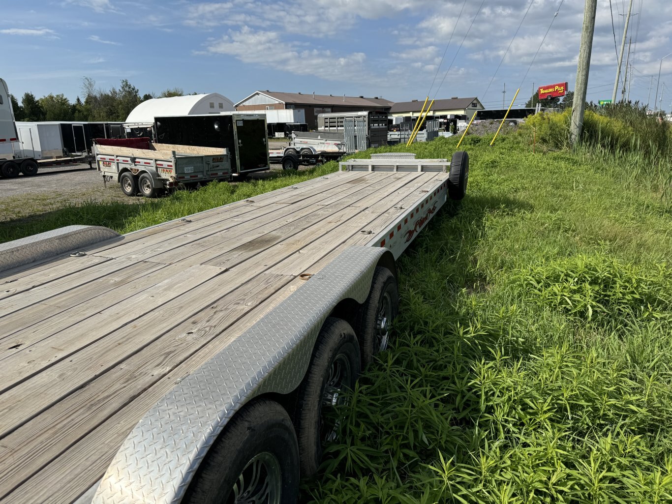 34' Aluminum Tri Axle Equipment Trailers