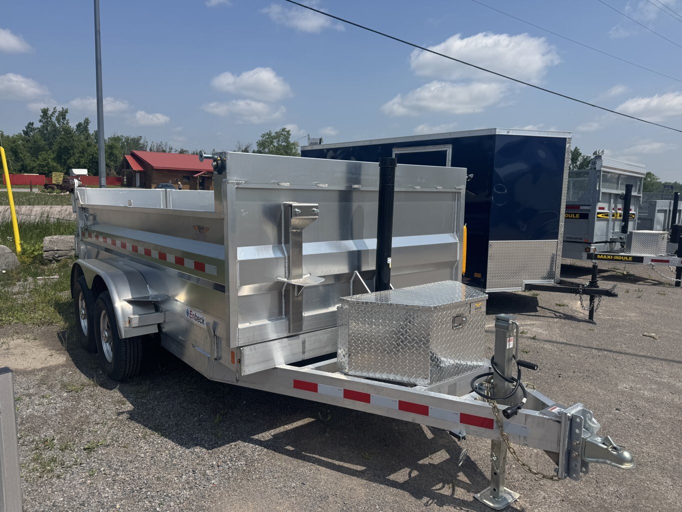 ENBECK 5 TON ALUMINUM DUMP TRAILER