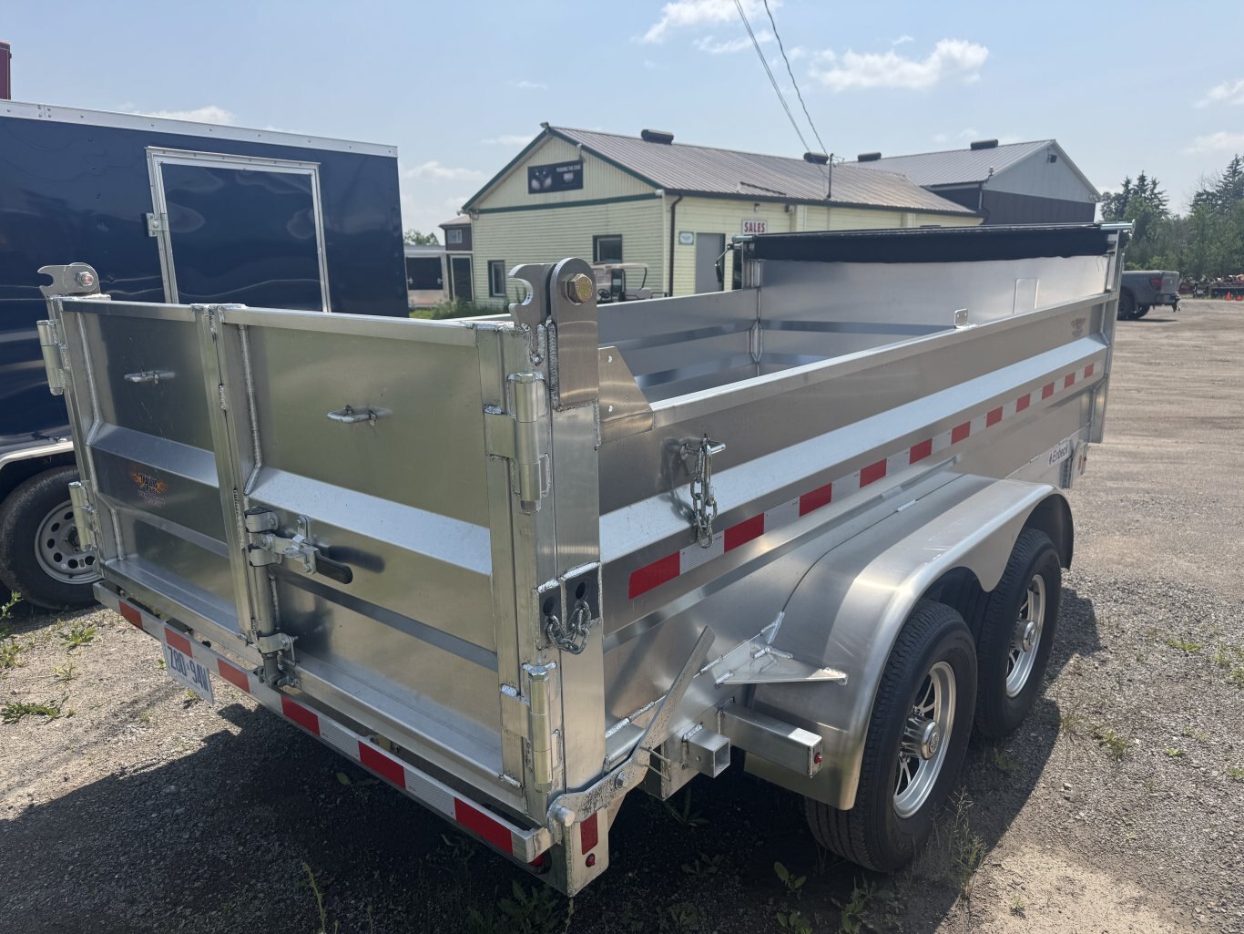ENBECK 5 TON ALUMINUM DUMP TRAILER