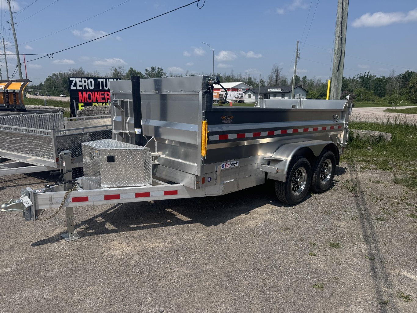 ENBECK 5 TON ALUMINUM DUMP TRAILER