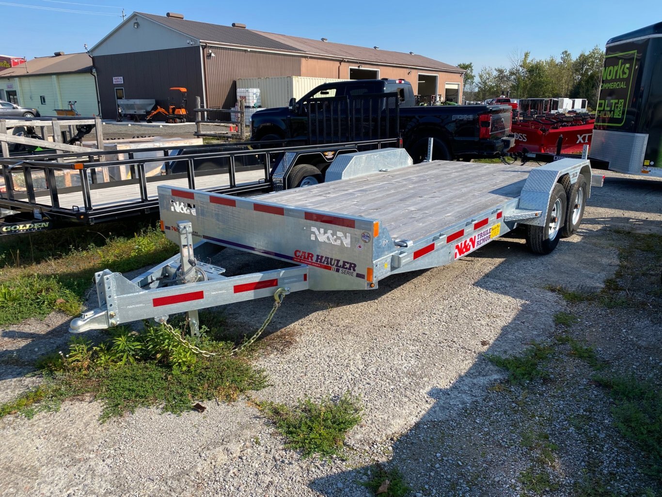 18' Galvanized Car Hauler