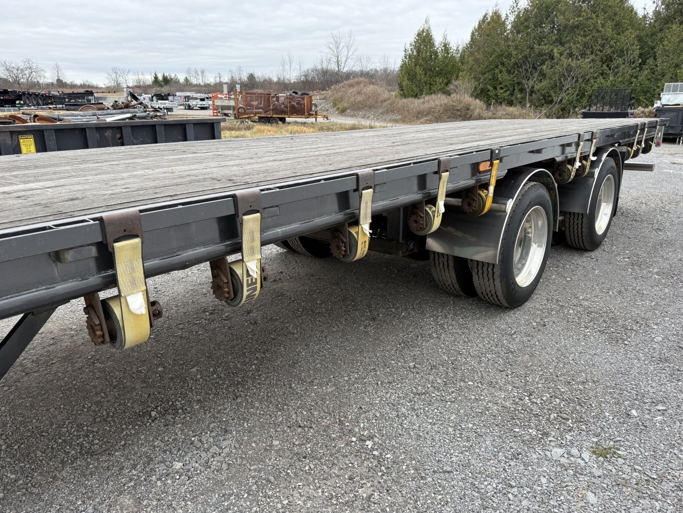 2012 DURABODY CUSTOM BUILT FLAT DECK TRAILER