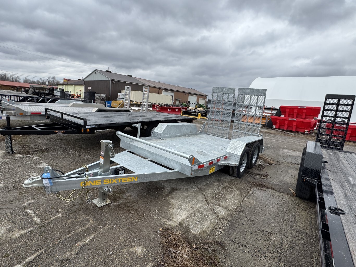 ONE SIXTEEN 6X12 SCISSOR LIFT TRAILER