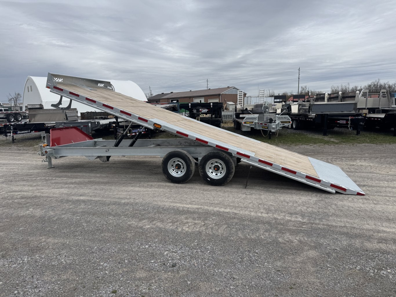 2025 N&N 24' DECKOVER TILT TRAILER