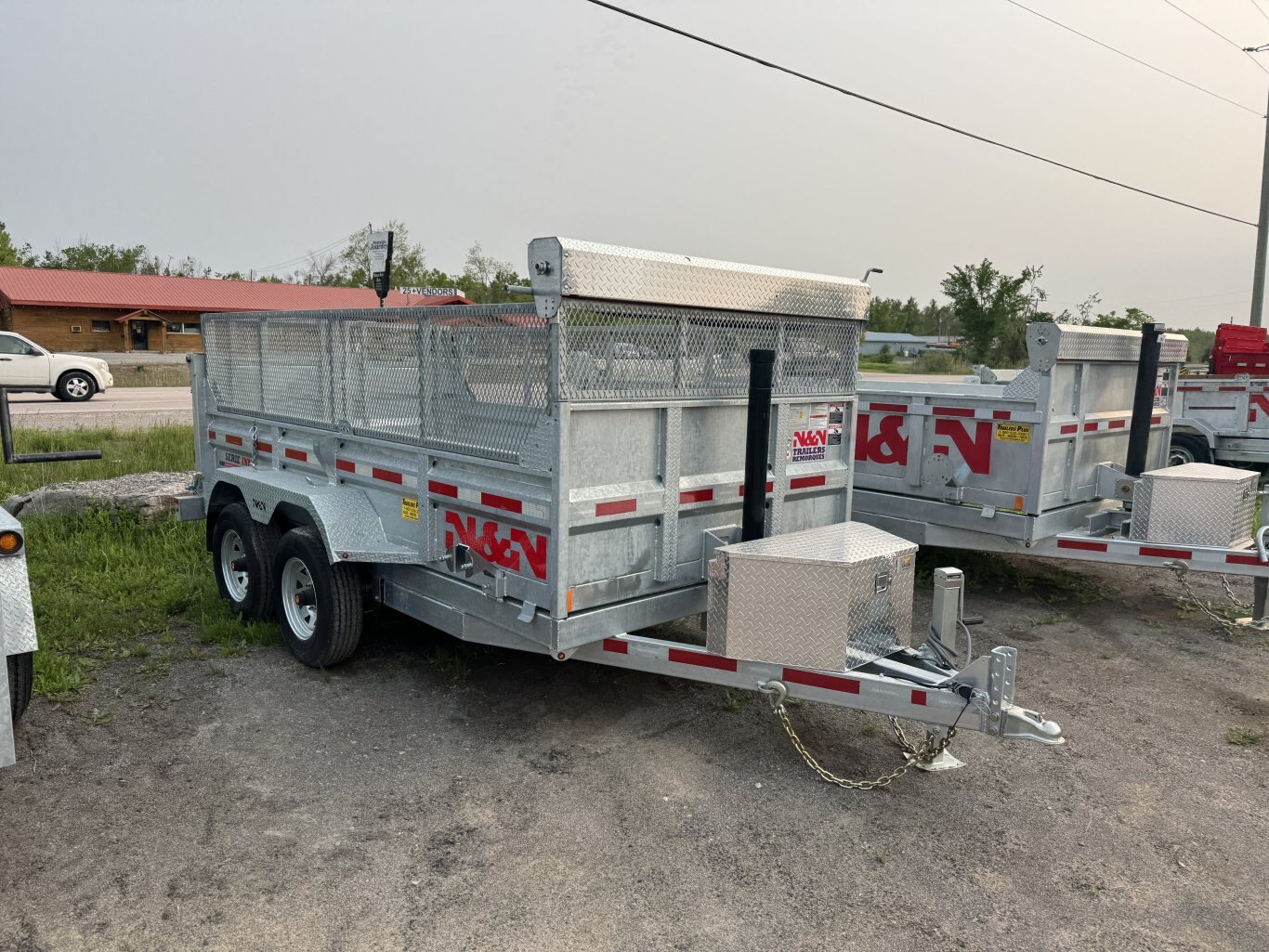 2024 N&N 12' DUMP WITH MESH SIDES