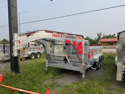 2025 N&N 16' GN TRIAXLE DUMP TRAILER