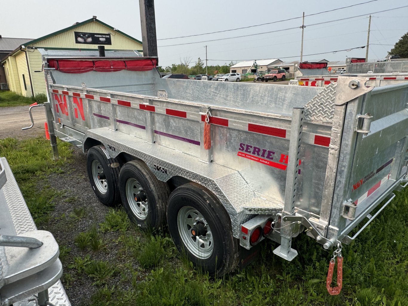 2025 N&N 16' GN TRIAXLE DUMP TRAILER