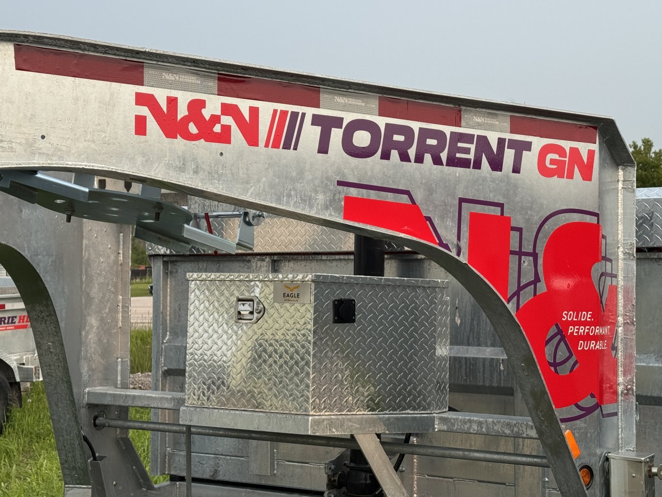 2025 N&N 16' GN TRIAXLE DUMP TRAILER