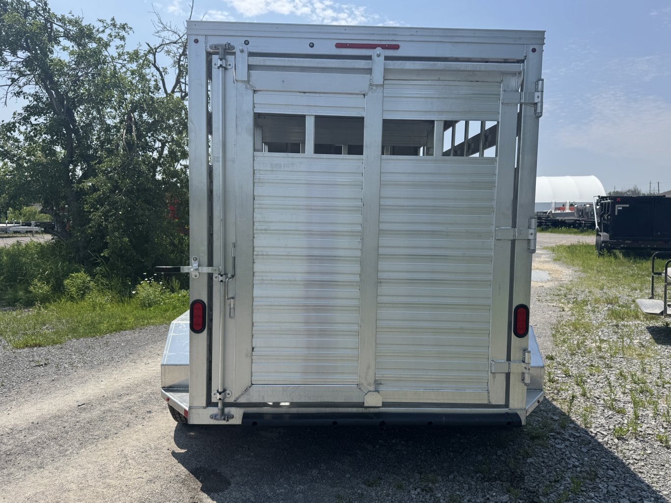 AGHAUL 14' ALUMINUM LIVESTOCK TRAILER