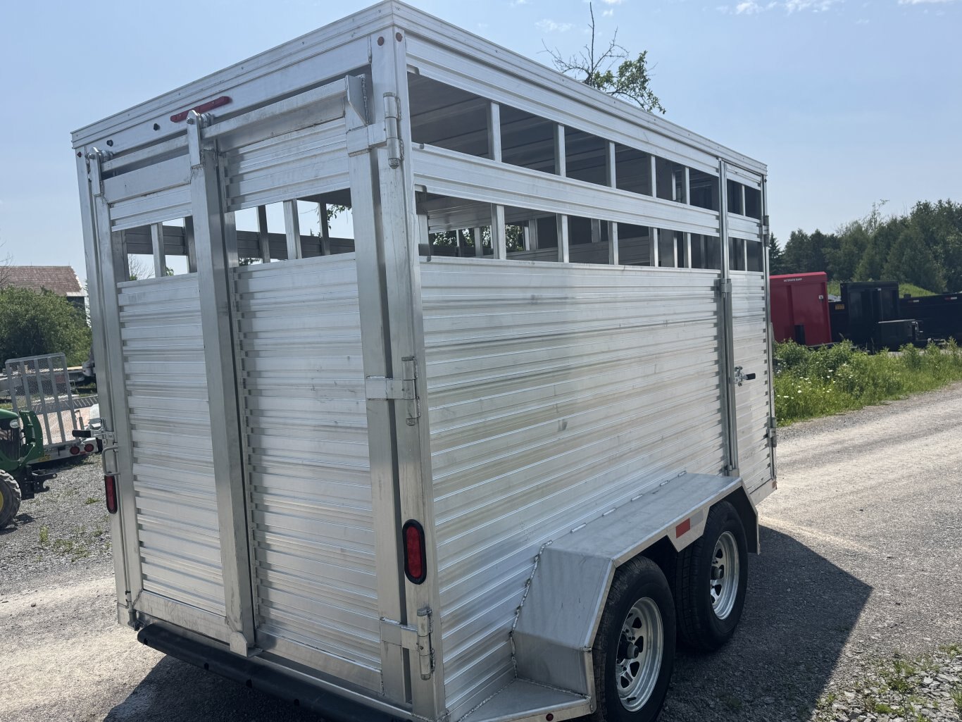 AGHAUL 14' ALUMINUM LIVESTOCK TRAILER