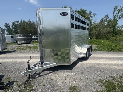 AGHAUL 14' ALUMINUM LIVESTOCK TRAILER