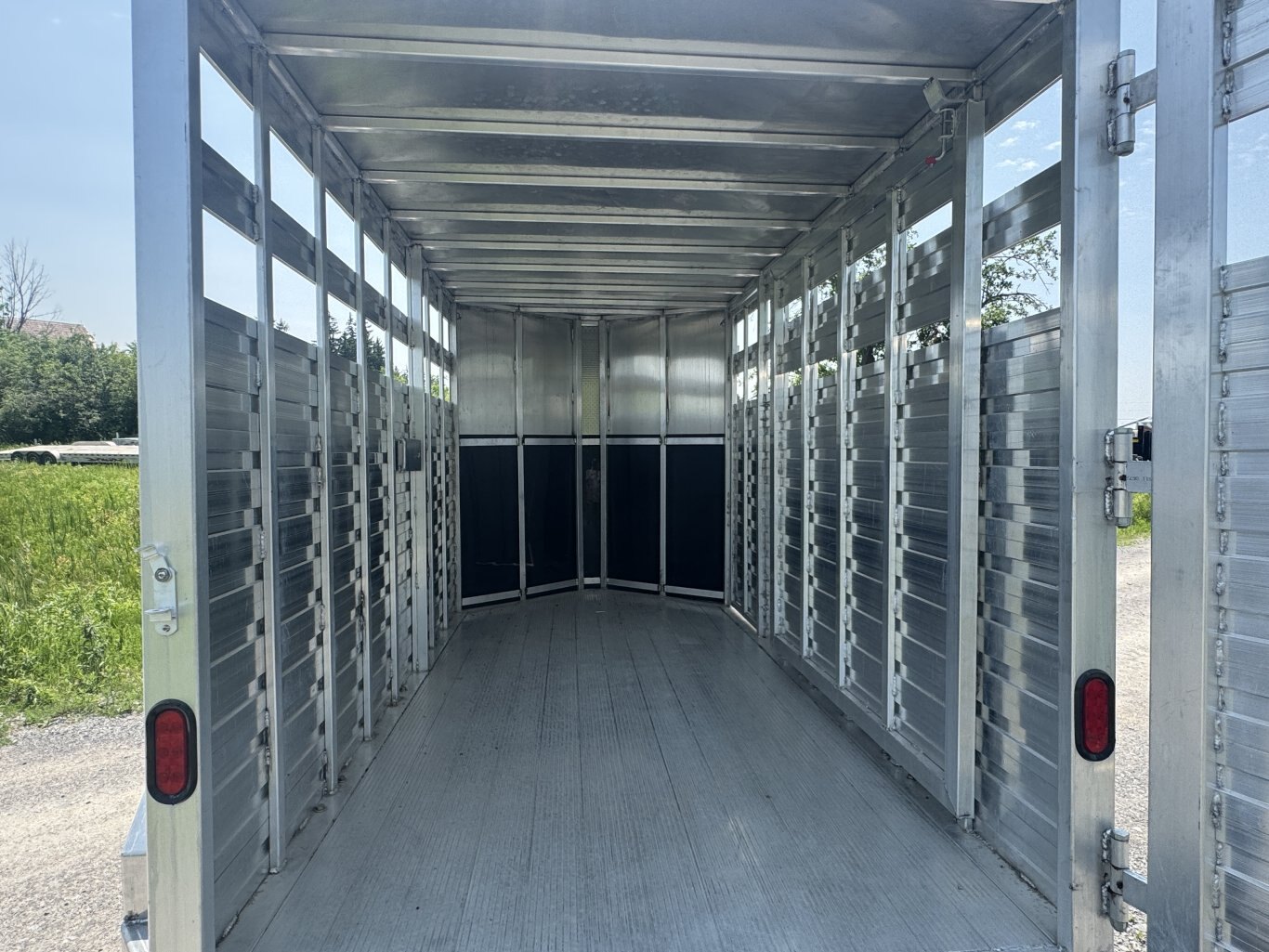 AGHAUL 14' ALUMINUM LIVESTOCK TRAILER