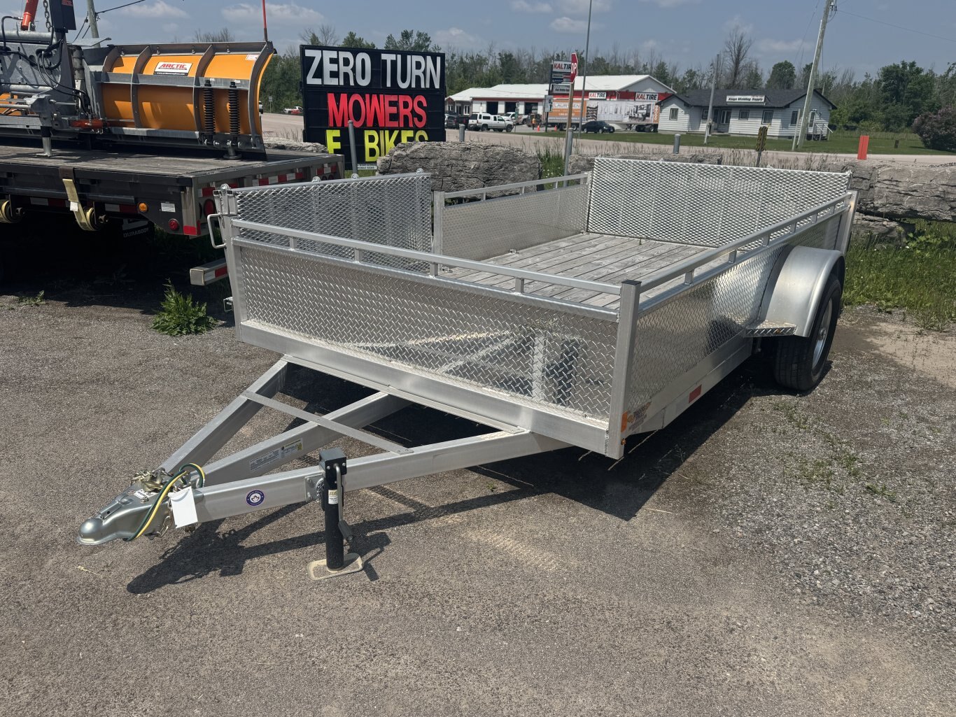 ENBECK 12' SIDE LOAD UTILITY TRAILER