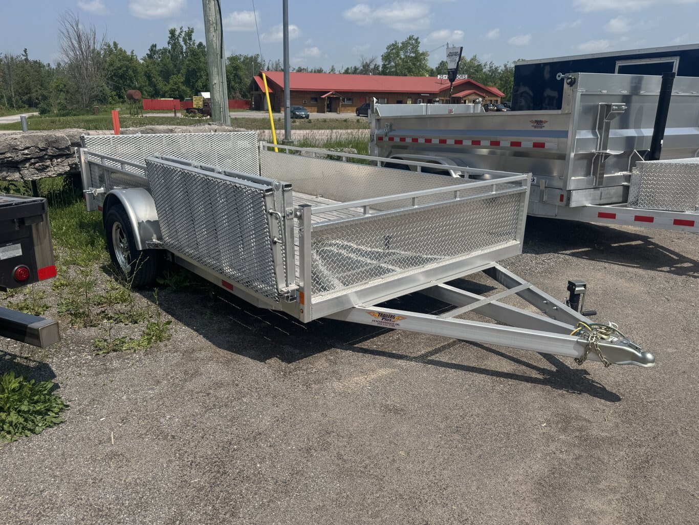 ENBECK 12' SIDE LOAD UTILITY TRAILER