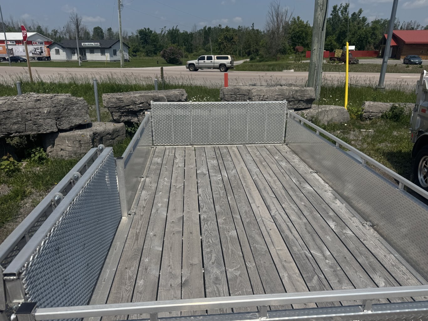 ENBECK 12' SIDE LOAD UTILITY TRAILER