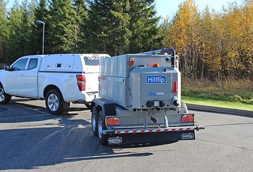 Hilltip Towable Sand & Salt Spreaders and De Icing Sprayers 1500 SPRAYSTRIKER™