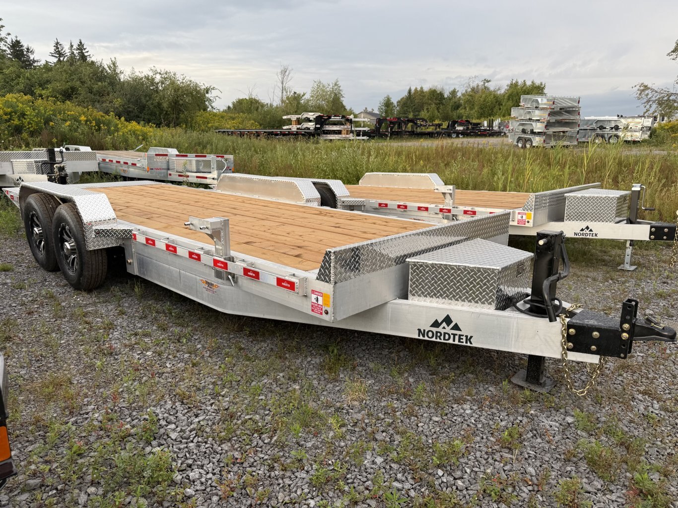 NORDTEK 7TON 20' ALUMINUM FULL TILT TRAILER