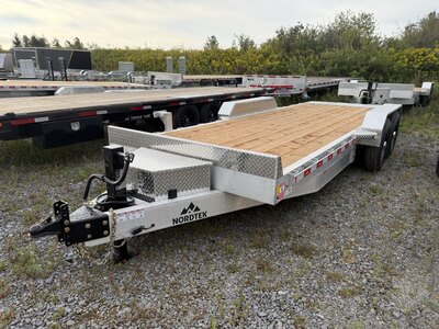 NORDTEK 7TON  20' ALUMINUM FULL TILT TRAILER