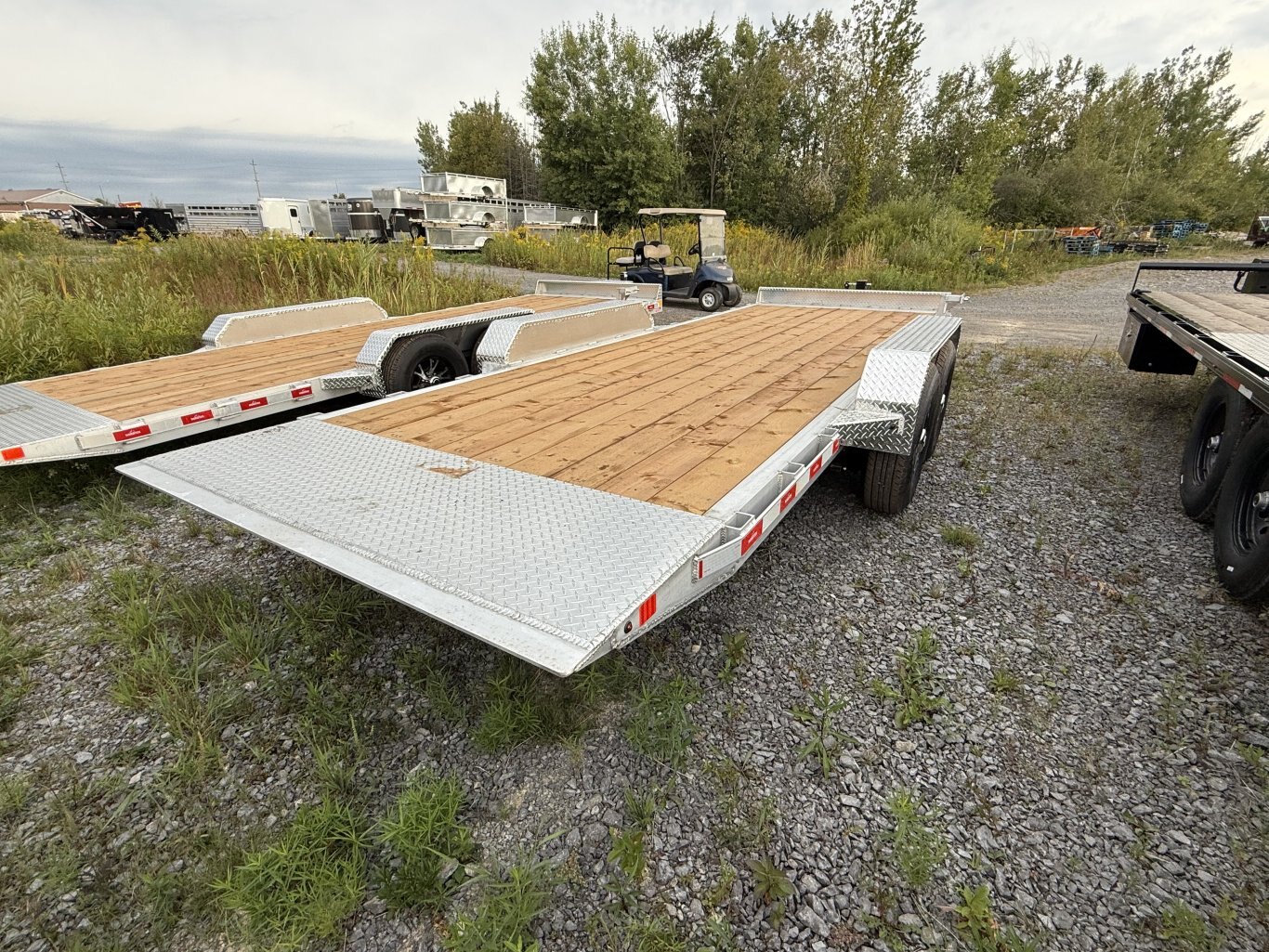 NORDTEK 7TON 20' ALUMINUM FULL TILT TRAILER