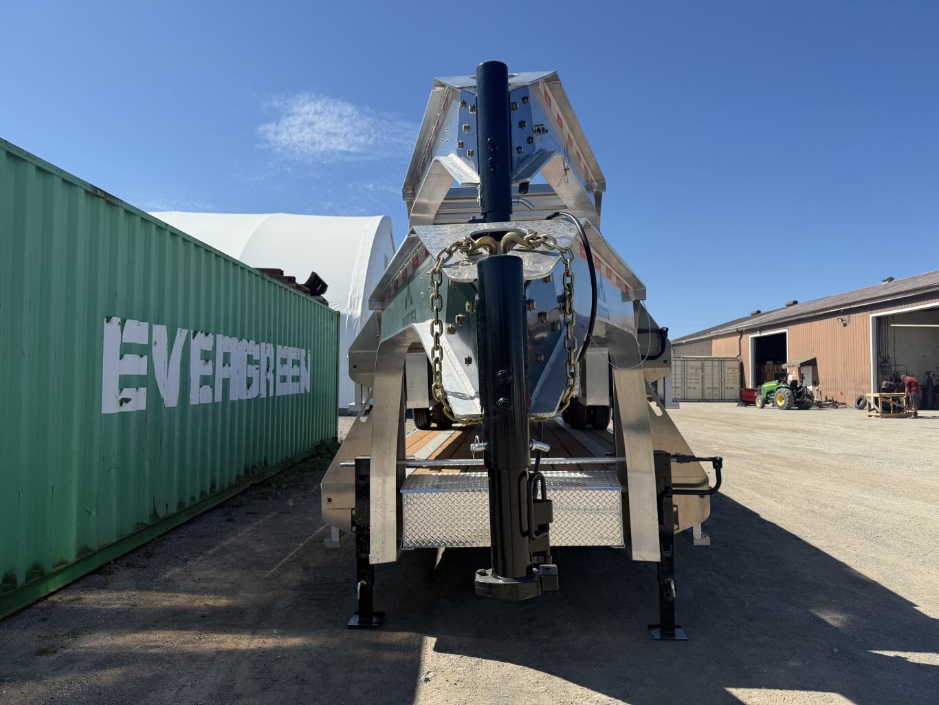 NORDTEK 24k 25' ALUMINUM EQUIPMENT TRAILER