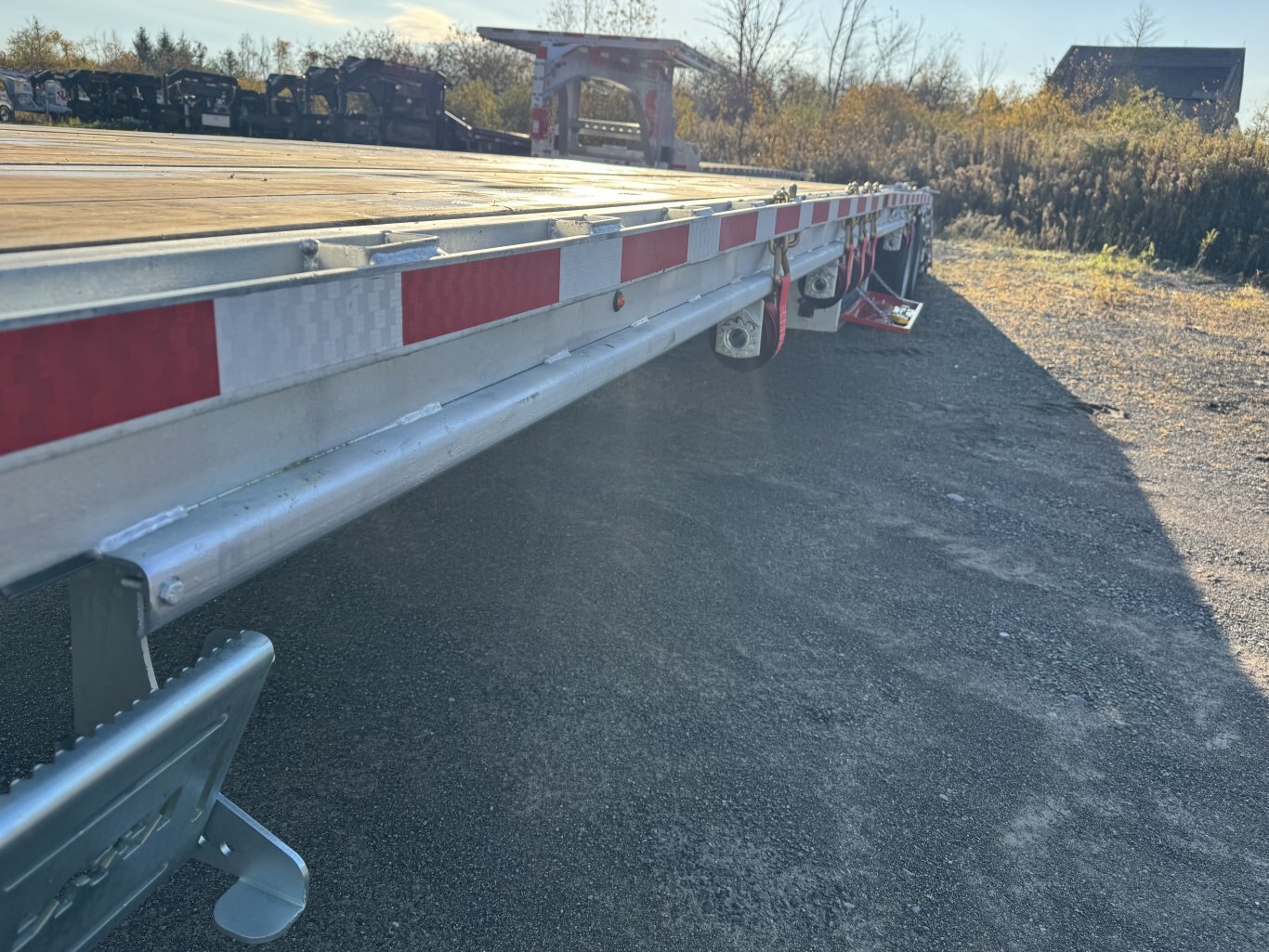 40' 40K Galvanized Hydraulic Dove Equipment Trailer