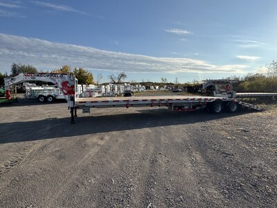 40' 40K Galvanized Hydraulic Dove Equipment Trailer