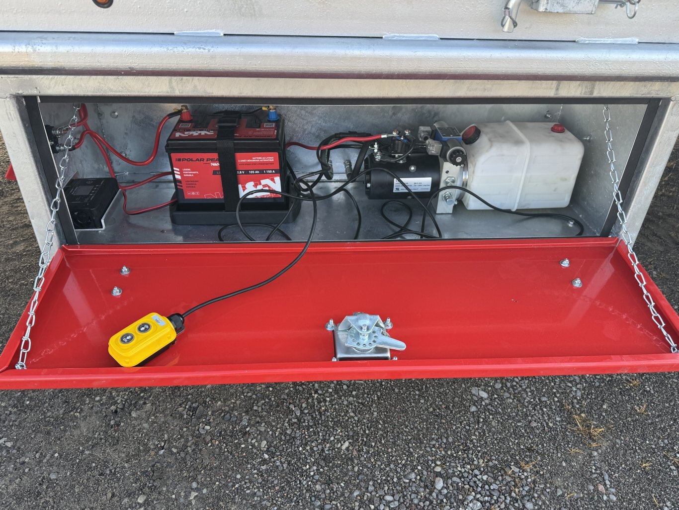 40' 40K Galvanized Hydraulic Dove Equipment Trailer